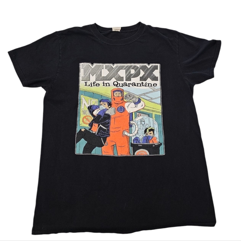 MxPx Mike Herrera Punk Life in Quarantine Graphic T-Shirt L